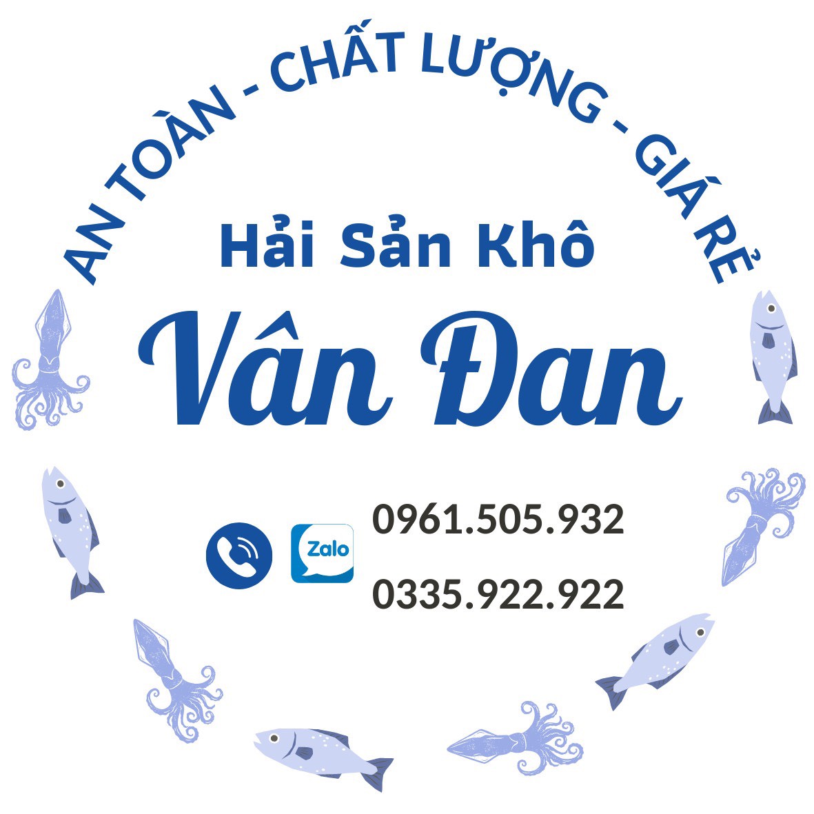 Hải sản khô Vân Đan